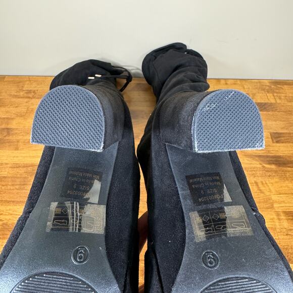 NEW Journee Collection Women’s Maya Over-the-knee Boots Black Size 9 - Picture 9 of 10